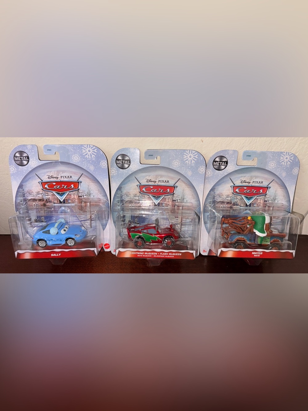 Disney Pixar Cars Holiday - Sally, McQueen and Mater